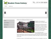Tablet Screenshot of meadowfarmcattery.co.uk